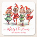 Search for funny christmas coasters Elves