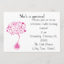 Search for breast cancer pink ribbon invitations Party