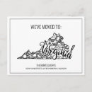 Search for cute moving announcement cards Black and white