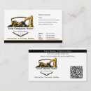 Search for heavy equipment business cards Plant operator