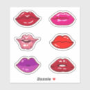 Search for red lips big kiss stickers Pink