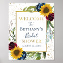 Search for sunflower bridal shower posters Watercolor floral