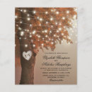 Search for carved heart tree wedding invitations Fall