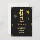 Search for new year thank you cards Gold