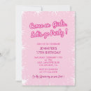 Search for sweet 17 birthday invitations Pink