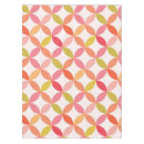 Search for pink and orange tablecloths Abstract