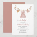Search for pink dress baby shower invitations Boho