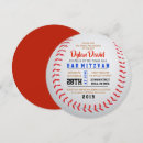Search for baseball bar bat mitzvah invitations Blue