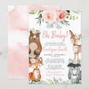 Search for friends baby shower invitations Eucalyptus green leaves