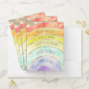 Search for rainbow folder pocket folders Gold