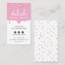 Search for baker business cards Handmade