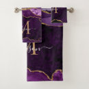 Search for purple bathroom accessories Monogrammed