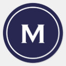 Search for letter stickers Navy blue