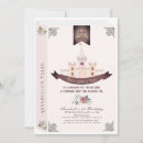 Search for once upon a time 1st birthday invitations Floral