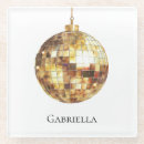 Search for disco ball coasters Gold