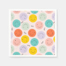 Search for happy face napkins Smile