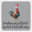 Search for funny chicken sayings stickers Humor