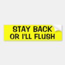 Search for stay back bumper stickers Driving