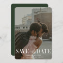 Search for forest green save the dates Modern