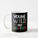 Search for 18th birthday mugs Eighteen
