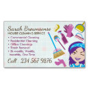 Search for cleaning lady business cards Janitorial