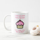 Search for i love you more mugs pink