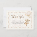 Search for teddy bear thank you cards We can bearly wait