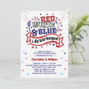 Search for i do bbq invitations Red white and blue