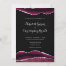 Search for burgundy and silver wedding invitations Black