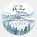 Search for mountain wedding stickers Rustic