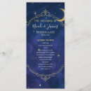 Search for celestial wedding programs Under the stars