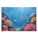 Search for colorful placemats Fish