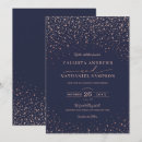 Search for rose gold glitter wedding invitations Typography