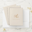 Search for real estate presentation folders Monogrammed