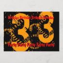 Search for 33rd birthday invitations Jaclinart