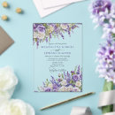 Search for purple invitations Lilac