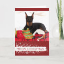 Search for doberman christmas cards Pinscher
