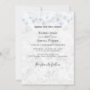 Search for snowflake wedding invitations Dusty blue