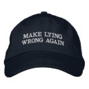 Search for wrong again hats Lying