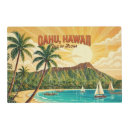 Search for palm tree placemats Hawaii