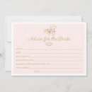 Search for bridal shower advice cards Brunch and bubbly