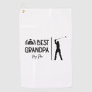 Search for grandpa golf towels Dad birthday