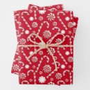 Search for candy cane wrapping paper White