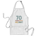 Search for 70th birthday aprons 70 years old
