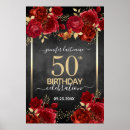 Search for 50th birthday posters Elegant