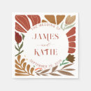 Search for retro wedding napkins Modern