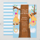 Search for cheeky monkey invitations Jungle