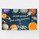 Search for outer space banners Space first birthday