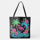 Search for flamingo tote bags Black