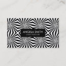 Search for illusion business cards White